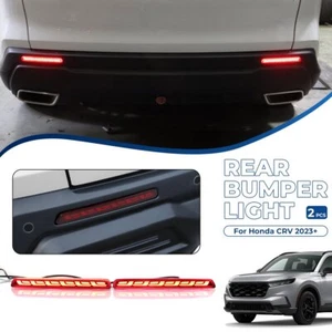 For Honda CR-V CRV 2023 2024 LED Rear Fog Light Tail Bumper Light Sets 2pcs AS - Picture 1 of 5
