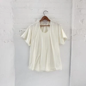 NWT Lemaire Lemon Glaze Yellow Cotton T-shirt - Size Large - Picture 1 of 11