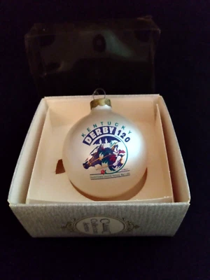 Clásico Coleccionistas Serie Kentucky Derby 120 Vacaciones 1994 Adorno de Navidad Foto 1 de 4