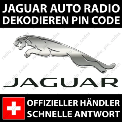 JAGUAR RADIO DEKODIEREN PIN CODE FÜR ALLE MODELLE XF XJ XK XKR S-TYPE X-TYPE - Bild 1 von 4