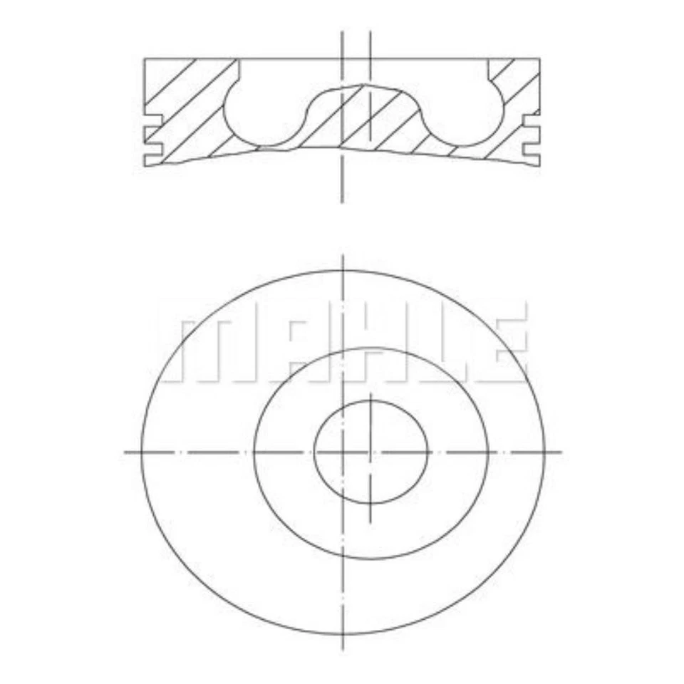 MAHLE Pistones Para Ford Transit Connect P65 P70 P80 1.8 Di Tourneo DM2 WA6 - Imagen 1 de 1