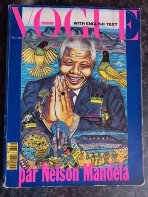 Vogue  Paris - December 1993 - NELSON MANDELA Special Issue - Image 1 of 4
