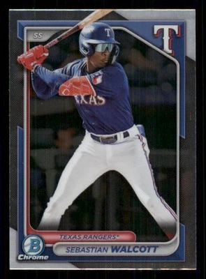 2024 Bowman Chrome Prospects #BCP211 Sebastian Walcott - Image 1 of 2