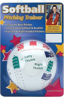 Markwort Christie Ambrose's Softball Pitching Trainer, 11-Inch,White - Imagem 1 de 2