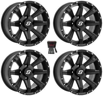 Sedona Sparx UTV Wheels/Rims Black 15" Polaris RZR 1000 XP (4) Foto 1 de 3
