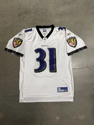Винтажная мужская футболка Y2K Baltimore Ravens Jamal Lewis No31 Reebok NFL средний размер - Изображение 1 из 4