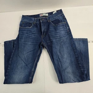 Levis 505 boys jeans 16 reg 28x28 blue denim 6464 - Picture 1 of 4