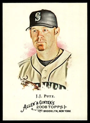 2008 Topps Allen & Ginter J.J. Putz Seattle Mariners #205 - Image 1 of 2