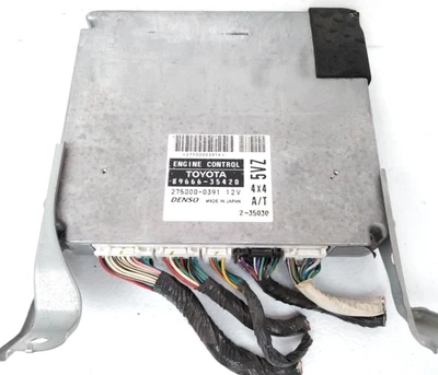 89666-35420 Toyota 2001 4Runner V6 Engine Computer AT 4x4 ECU Control Module I8 - Image 1 of 4