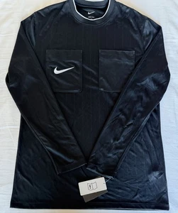 Nike Dri Fit Schiedsrichter Fußball schwarz Doppeltasche Trikot DH8027-010 Herren Gr: M - Bild 1 von 5