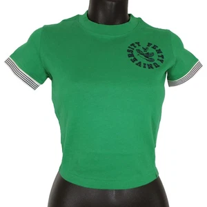 Camiseta corta vintage Fenty Puma by Rihanna para mujer, verde helecho, XXS - Imagen 1 de 4