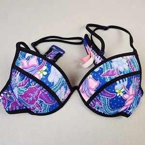 Victoria’s Secret – The Fabulous Padded Pushup Swim Top Bikini Bügel 32B - Bild 1 von 5