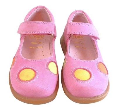 DE OSU/FARO - Испания - девочек фуксия розовый Мэри Джейн туфли - европейский - размер 7 и 8 - Изображение 1 из 4