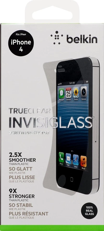 Protector Pantalla Cristal Belkin Protector Pantalla para iPhone 4/4S Foto 1 de 2