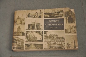 Libro litografico vintage 'Bombay A Photorama 1661 - 1931' in bianco e nero, da collezione - Foto 1 di 11