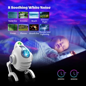 Projector Galaxy Starry Sky Night Light Ocean Star Party Speaker LED Lamp Remote - Picture 1 of 15