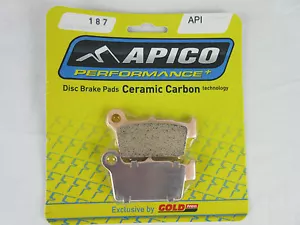 Yamaha YZF450 03-21 rear brake pads (187) apico motocross - Picture 1 of 1