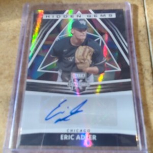 2022 Elite Extra Edition Eric Adler Prospect Rookie Auto Hidden Gems Autograph