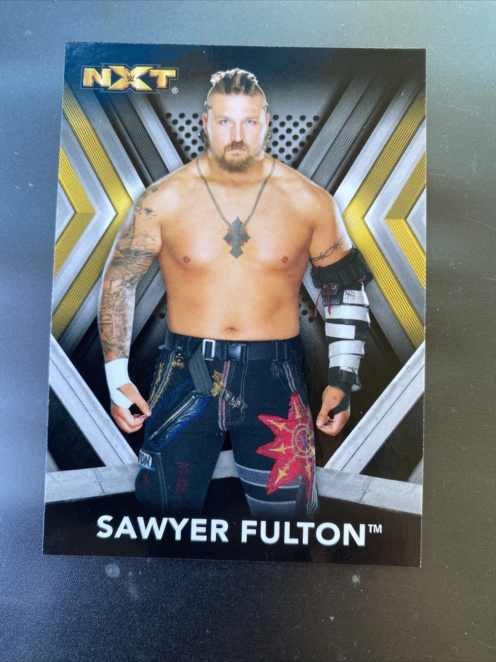 WWE 2017 NXT Sawyer Fulton #28 Rookie Gem-Mint card - Image 1 of 2