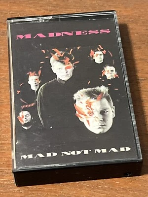MADNESS-Mad Not Mad -Alternative 1985-The David Geffen Co. VTG cassette tape - Image 1 of 4
