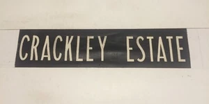 Potteries Vintage Linen Bus Blind 1972 29" - Crackley Estate - Picture 1 of 1