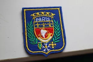 PATCH ÉCUSSON PARIS tour Eiffel France Travel Souvenir Patch Coat of Arms - Picture 1 of 1
