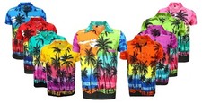 MENS HAWAIIAN SHIRT STAG BEACH HAWAII ALOHA PARTY SUMMER HOLIDAY FANCY S -XXL D1