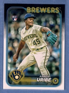 2024 Topps Serie 1 Abner Uribe novato #310 cerveceros radiocontrol QTY - Imagen 1 de 2