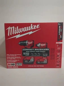Milwaukee 3693-22CX M18 18V 2 Compact Brushless Cordless Tool Combo Kit - Picture 1 of 5