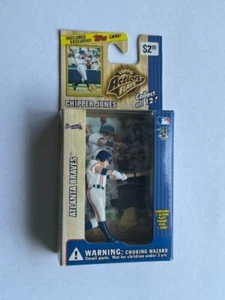 1999 Topps Action Flats Series 1 Chipper Jones Atlanta Braves WHITE SHIPS FREE! - Picture 1 of 3