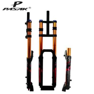 MTB DH AM Air Resilience Oil Damping Rebound Adjustment Front Fork 27.5 29inch - Picture 1 of 28