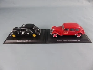 Lot de 2 miniatures 1/43 TARCTION 11 FFI familiale des pompiers NEUVES - Imagen 1 de 2