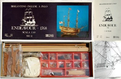 COREL SM41- ENDEAVOUR - NAVE IN LEGNO DA MONTARE - Immagine 1 di 4