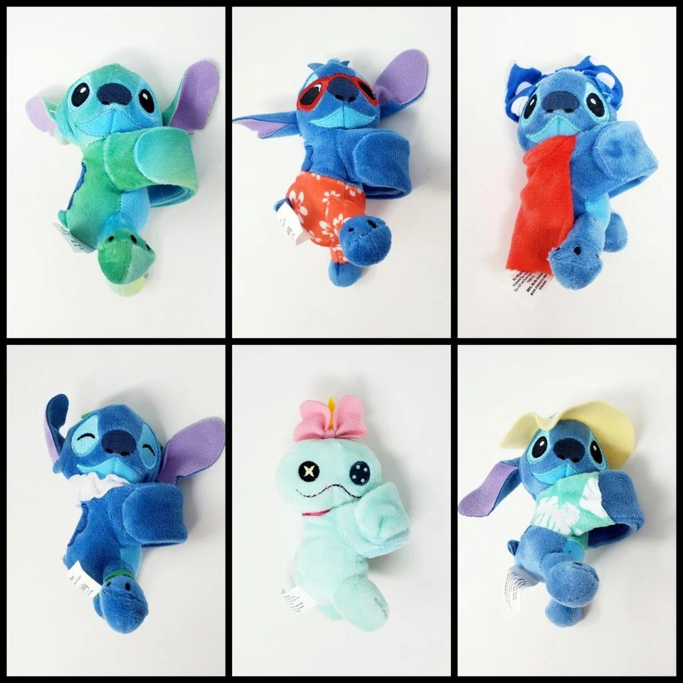 Disney Stitch Cutie Cuff Plush Slap Band Bracelet : YOU CHOOSE! - Image 1 of 1