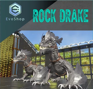 Ark Survival Ascended - 100% imprinted Rock drake with saddle - PvE - Picture 1 of 3