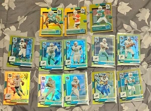 2022 Panini Donruss Gold Press Proof Miami Dolphins Team Set - Complete w/RCs - Picture 1 of 1