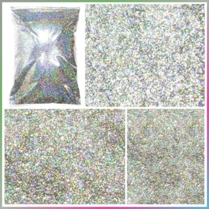 2lb (907g) Holographic Silver Jewels Metal Flake, .004", .008", .015", or .025" - Picture 1 of 9