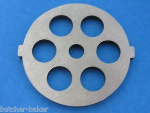 Size #5 Meat Grinder Plate WITH TWO TABS........1/2" (12mm) holes sausage grind - Picture 1 of 2
