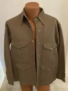 Vintage BLACK BEAR Outdoor Clothing Men’s Size L Brown Hunting Jacket Shirt - Picture 1 of 1