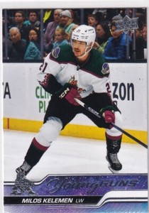 23/24 UD SERIES 1 MILOS KELEMEN YOUNG GUNS RC SP ROOKIE #211
