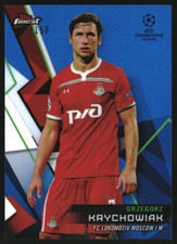 2018-19 Finest UEFA Champions League Blue Refractors #97 Grzegorz Krychowiak/150