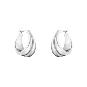 Georg Jensen. Sterling Silver Earrings #501B - Curve. - Picture 1 of 1