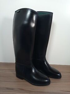 Women's Black Aigle Made in France Wellington Boots size 37 uk 4