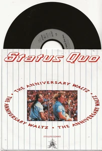 STATUS QUO THE ANNIVERSARY WALTZ PART 1 SINGLE FROM GERMANY MISPRINT SLEEVE MINT - Picture 1 of 2