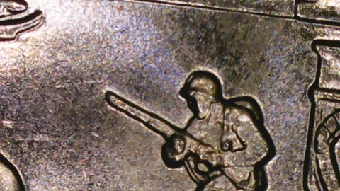 US coin ERROR Double Die right Helmet and 2 on 2019 clean luster high grade Cover