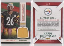 2014 Panini Black Friday Happy Holidays Santa Hat Relics Le'Veon Bell #5