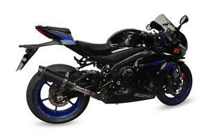GSXR1000 Exhaust SP Diabolus Carbon Fibre Round XLS Carbon Outlet 2017-2020 - Picture 1 of 12