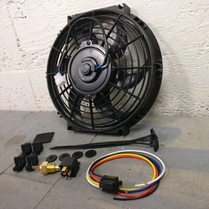 1990 Chevrolet C50 10 Inch Black Radiator Fan 120w cooling new automotive bundle - Picture 1 of 11