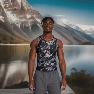UNDER ARMOUR Men's HeatGear® Iso-Chill camo Printed Tank Top 1383776 $55 - Picture 1 of 9