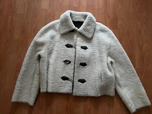Massimo Dutti Lammfell Jacke Größe L NEW - Bild 1 von 6